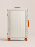 The Aluminum Check-In Silver / Orange