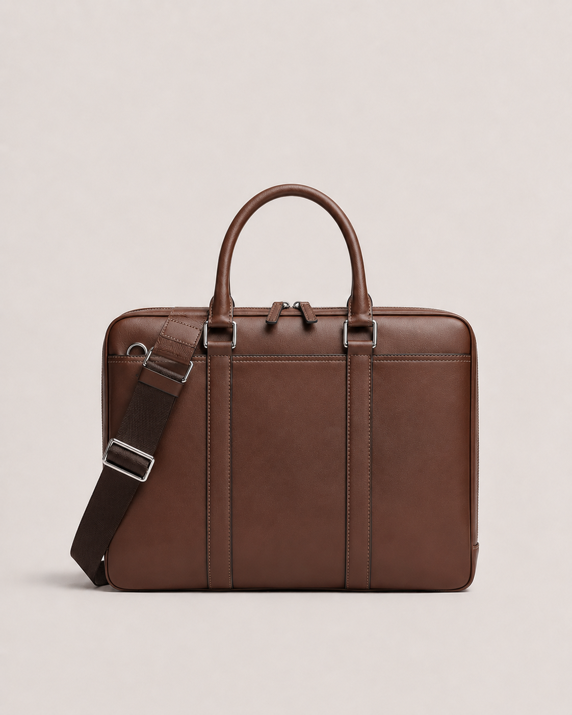 The Signature Briefcase Brown