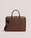 The Signature Briefcase Brown